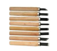 12 pezzi/8 scalpelli per intaglio del legno, per tagliare il legno di base, strumenti fai da te e sgorbie dettagliate per la lavorazione del legno, utensili manuali GYH (8 pezzi)