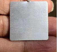 12 pezzi 999 puro argento indù religioso argento massiccio foglio quadrato, 1...