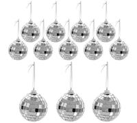 12 pezzi Accessori per gli effetti della luce appesa a sfere discoteri specchi