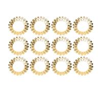 12 Pezzi Accessori per Lampadario Decorativi in Ferro Anello DIY | Design Moderno Elegante, Installazione Semplice, Aspetto Fresco e Robusto