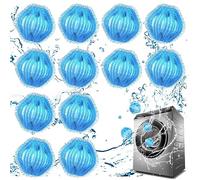 12 Pezzi Acchiappa Peli per Lavatrice Riutilizzabile,Cattura Peli Lavatrice Animali Asciugatrici,per Rimuovere Peli di Animali Domestici e Lanugine Raccogliere Peli di Cane,Gatto,Peluche in Lavatrice