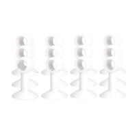 12 pezzi, adatti for maniglie delle porte, fermaporta in silicone, non è necessario praticare fori, anticollisione, dispositivo, facile Per Porte(White - 12 pieces)