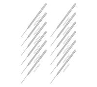 12 pezzi Ago per Intagliare Argilla per Modellisti, 15x0,6x0,6cm argento | Acciaio Inossidabile e Alluminio, Punta Affilata, per Argilla Bagnata, Miniatura, Rifinitura Ruota
