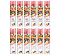 12 pezzi AIR FLOR COCKTAIL FRUIT Deodorante Spray per Ambiente 300ml