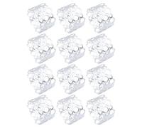 12 Pezzi Anelli per Tovaglioli in Acciaio Inox Decorativi, Cavi | Design Raffinato e Delicato, Riutilizzabili per Tovaglioli di Stoffa o Carta, Tavola Festa e Cena