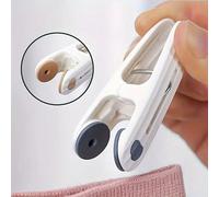 12 pezzi Appendini Antivento, Ganci per fissare Vestiti, Calzini e Biancheria intima durante l'asciugatura , Clip in plastica per alimenti, snack e foto, articoli per la casa blu,giallo,Giallo 12pz+Bl