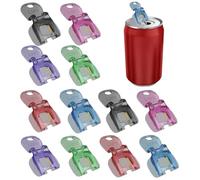 12 Pezzi Apriscatole Ad Anello, Apriscatole Per Bevande Trasparenti, Strumento Per L'apertura A Prova Di Perdite Di Bottiglie Per Birra, Bevande, Accessorio Per Picnic, Feste, Bar