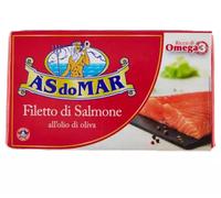 12 Pezzi As Do Mar Filetti Di Salmone All'Olio Di Oliva 115gr