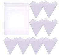 12 Pezzi Asciugamano Antisudore Ragazzo Ragazza in Cotone Bianco | Asilo Estivo, Traspirante e Asciugatura Rapida, Design Semplice e Delicato