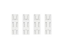 12 Pezzi Autoadesivi Ciabatta Organizer Fissatore Presa for Filo Appesa Guida Scorrevole In Plastica Portacavo for Casa Rack Per Ciabatta