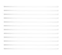 12 Pezzi Bacchetta di Vetro Borosilicato Trasparente 30cm | Superficie Liscia e Lucidata, Uso per Esperimenti di Chimica e Bevande, Adatta a Studenti e Tecnici