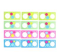 12 pezzi bambini che dipingono stencil sovrani disegni disegni colorati bambini