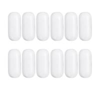12 Pezzi Barra Agitatrice Magnetica Abc in Ptfe Bianca | Miscelazione Efficiente, Design Versatile, Facile Manutenzione, Ampia Compatibilità, per Chimica e Test di Laboratorio