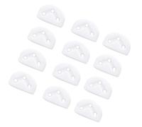 12 Pezzi Bianchi Rulli Per Chitarra Classica String Alberi Guide Di Fissaggio Serrature Per Corde Per Chitarra Morsetto Per Dado Accessorio per Chitarra Strumento
