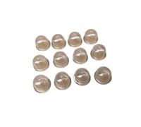 12 pezzi bianco trasparente carburante carburatore olio bolla primer motosega decespugliatore strumento trasparente 14-19 mm