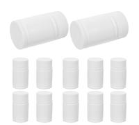 12 Pezzi Boccette Medicinali Vuote 20ml Hdpe Bianche con Tappo a Vite | Riutilizzabili e Leggere, Chiusura Anti Perdita, Formato Compatto, per Capsule e Compresse, Confezione da Dodici