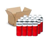 12 PEZZI bombolette aria compressa spray 400 ml LINK pressurizzata con cannuccia