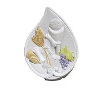 12 Pezzi Bomboniera Comunione bambino bambina da appoggio Calice e Uva cm. 6,3