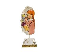 12 Pezzi Bomboniera Icona Bambina Comunione Resina cm. 13