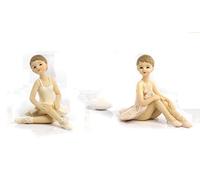 12 Pezzi Bomboniere Ballerine Comunione Cresima, in resina h 6,5 cm by Mandorle.