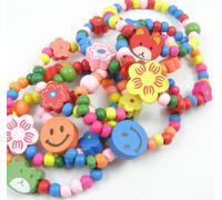 12 Pezzi Braccialetti Amicizia Bambini,Braccialetto per Bambini Elasticità Regolabile Bambina Bracciali Ragazza Gioielli in Animali Braccialetti Amicizia Regalini Compleanno per Bambini