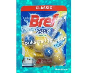 12 Pezzi BREF Classic Power Aktiv LIMONE per Wc Bagno Freschezza Straordinaria