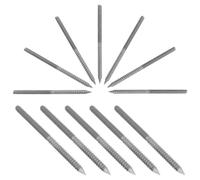 12 Pezzi Bullone Doppio Filettato M6x100 in Acciaio Inox per Mobili | Filettatura Doppia Fine e Uniforme, Colore Argento, per Tavole e Divani, Stabilità Duratura e Resistenza alla Corrosione