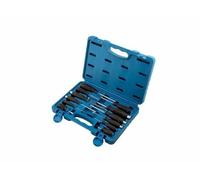 12 Pezzi Cacciavite Set Con Custodia Piatto Pzdrive Phillips / a Croce a Laser