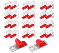 12 Pezzi Calamite per Mobili Chiusura, Chiusure Magnetiche Resistente, Ultra Sottile Calamite Adesive per Ante Mobili, Magnetica per Porta, Calamita Adesivo per Cassetti Armadio Chiusure Cucina