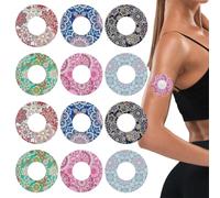 12 Pezzi Cerotti Libre 2 Impermeabile - Cerotti per Sensore Freestyle Libre 2, di lunga durata, non irritanti, facili da applicare e rimuovere - ideali per sport(Non funziona con libre3)(5)