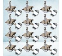 12 pezzi Chitarra pulsante in metallo semi-chiuso corde per chitarra acustica
