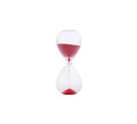 12 pezzi Clessidra colore rosso misura 13 cm durata 5 minuti decorazione casa oggettistica timer tempo regalo idea bomboniera