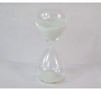 12 PEZZI Clessidra vetro 10 cm BOMBONIERA MATRIMONIO | 12 clessidre sabbia bianca in offerta per qualsiasi evento gadget idea regalo bomboniere