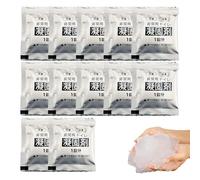 12 Pezzi Coagulante Portatile Per WC, Gel Per Cacca, Polvere Per Toilette Portatile, Polvere Gel Assorbente Per Toilette Confezionata Singolarmente, Per Campeggio, Escursionismo, Arrampicata, Viaggi