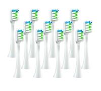 12 pezzi compatibili con le testine for spazzolino elettrico SOOCAS X3/X3U/X5, ugelli for setole morbide sostituibili for aspirapolvere (12 pezzi rosa) (12 pezzi rosa)(12pcs White)