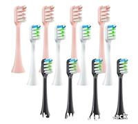 12 pezzi compatibili con le testine for spazzolino elettrico SOOCAS X3/X3U/X5, ugelli for setole morbide sostituibili for aspirapolvere (12 pezzi rosa) (12 pezzi rosa)(12pcs 3colors)