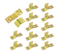 12 pezzi Connettori da Letto, 90 mm*30 mm, Staffe per letti sospesi, Angolo resistente per telaio in legno, Staffe angolari per telai letto, per appendere le sponde del letto, diametro del foro 5mm