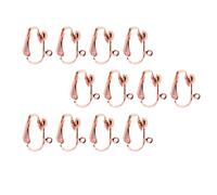 12 Pezzi Convertitore di Orecchini a Clip con Anello Aperto di Risultati in Oro