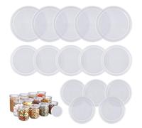 12 Pezzi Coperchi per Lattine, Coperchi per Lattine In 3 Misure, Tappi per Lattine Riutilizzabili, coperchi In Silicone per Lattine Trasparente per Alimenti/Animali Domestici (100 mm 83 mm 74 mm)