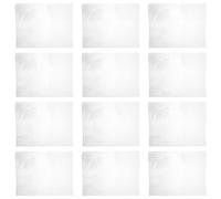 12 Pezzi Copertine Protettive per Libri in Plastica PVC | Visibilità Etichetta Chiara, Aderenza Antiscivolo, Superficie Antimacchia, per Uso Casa e Biblioteca