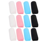 12 Pezzi Copri Bottiglie in Silicone Elastico, Anti Perdita | Flaconi da Viaggio e Dispenser, Design Semplice e Protettivo, Copertura Estensibile Multiuso