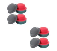 12 pezzi Copri Pomello Coperchio Pentola in Silicone 7x7x3cm | Superficie Antiscivolo, per Coperchi Metallici e Uso in Cucina, Pulizia Rapida e Durata