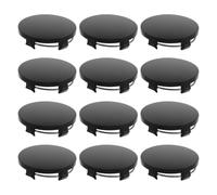 12 Pezzi Coprimozzo Centrale Ruota ABS Nero 60mm 56mm, Set