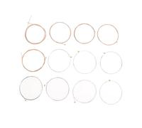 12 pezzi corde di chitarra acustica fosforo rivestito in bronzo 12 corde acustiche corde acustiche set rivestimento PU protettivo vibrante luminoso facile da installare per