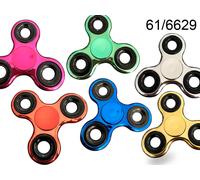 12 pezzi Crazy Gyro Spinner 7 cm 6 colori diplay € 2,40 c/uno fidget metalizzati