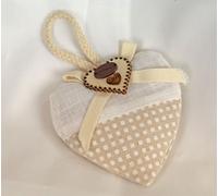 12 PEZZI Cuore portaconfetti con cuore in legno bomboniera 0BIT