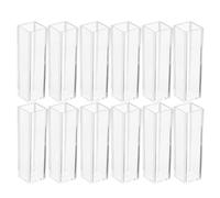 12 Pezzi Cuvetta da 4,5ml in Plastica Trasparente | Compatibilità, Letture di Assorbanza Stabili, Riduce lo Spreco di Reagente, per Esame Acqua e Ingredienti
