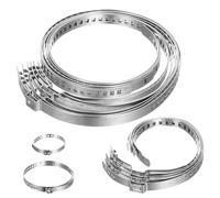 12 Pezzi CV Fascette Stringitubo Regolabili 20-50 mm e 50-120 mm, Fascetta Metallica, Morsetti in Acciaio Inossidabile Universali per Soffietti CV Maggior Parte degli Alberi di Trasmissione Autos