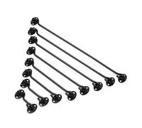 12 pezzi da 3/4/6/8/10/12 pollici in acciaio inossidabile con gancio a forma di mezzaluna for finestra, for porta, serratura for del capannone viti Per Finestra(8inch)