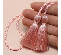 12 pezzi da 5 cm colorati nappe segnalibri nappe nappa piccola decorazione nappa boho troddel gancio per mobili nappe spesse nappe decorative per progetti fai da te (rosa caldo)